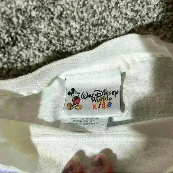 Vintage 2000s Disney World Kids Mickey & Friends T Shirt Sz 18-20 - Picture 3 of 8